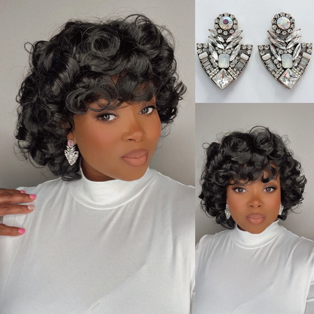 “Cinderella” Classic Glam Earrings - Picture 1 of 7